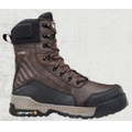 Men's 8" Dark Brown Waterproof Work Boot - Composite Toe